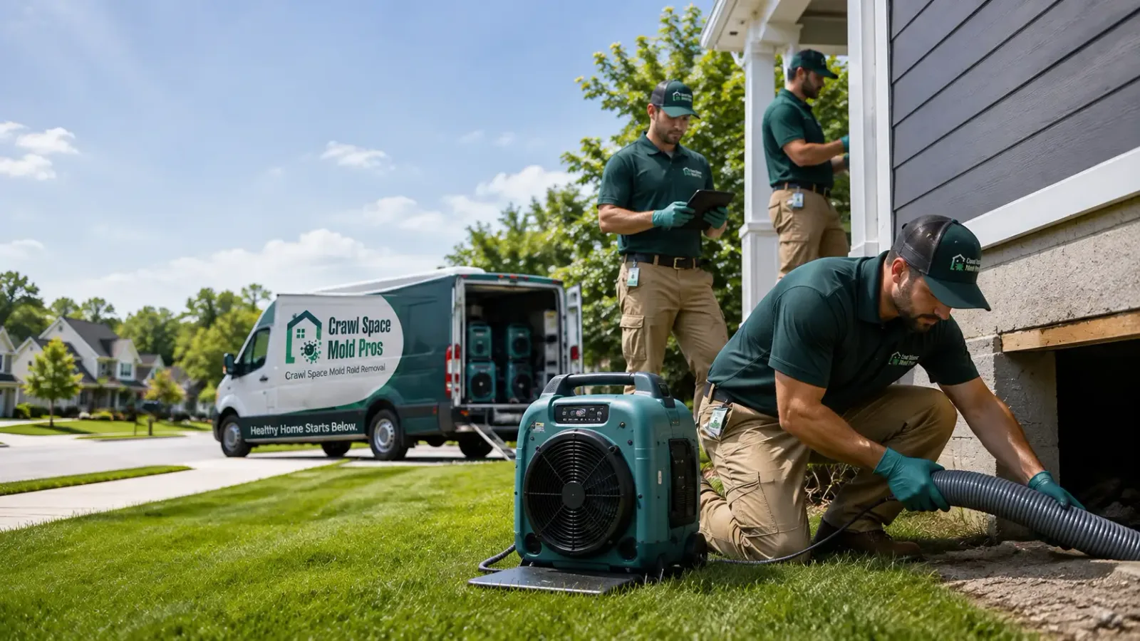 Crawl Space Mold Removal in Lathrop, CA